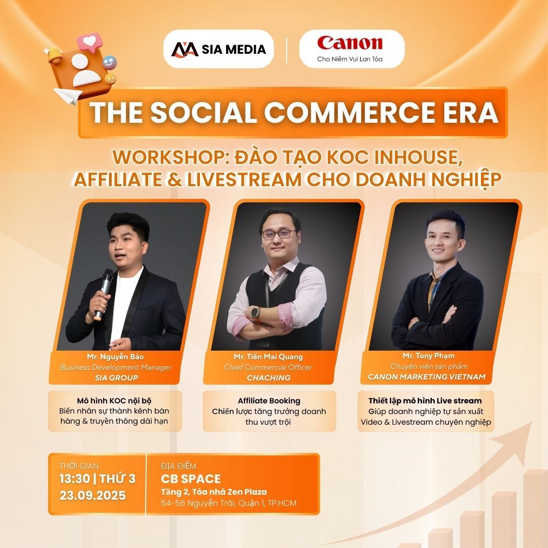 The Social Commerce Era - Chuỗi Workshop Thực Chiến cho Doanh Nghiệp