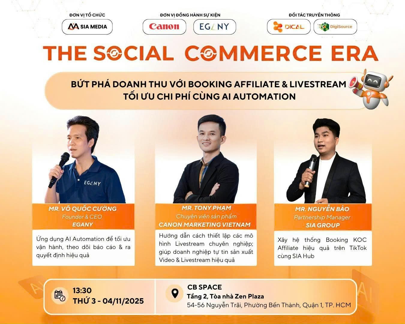 The Social Commerce Era - Chuỗi Workshop Thực Chiến cho Doanh Nghiệp (4/11/2025)