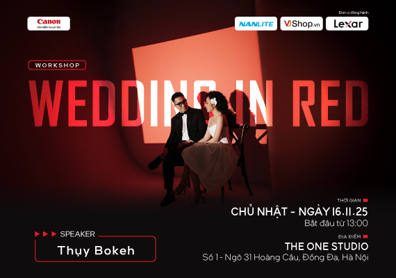 WORKSHOP NHIẾP ẢNH "WEDDING IN RED"