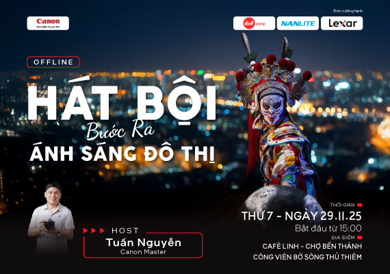OFFLINE NHIẾP ẢNH HÁT BỘI BƯỚC RA ÁNH SÁNG ĐÔ THỊ