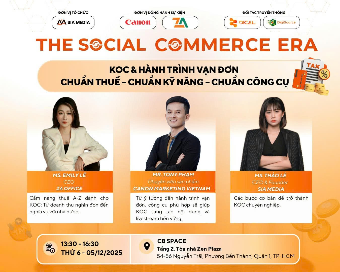 The Social Commerce Era - Chuỗi Workshop Thực Chiến cho Doanh Nghiệp (5/12/2025)