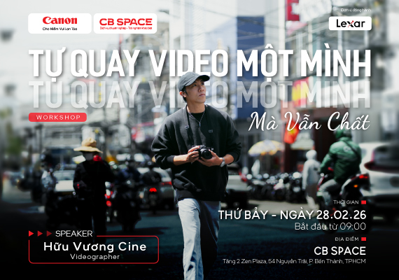 🎥 WORKSHOP TỰ QUAY VIDEO MỘT MÌNH MÀ VẪN CHẤT