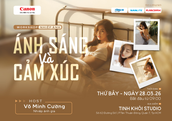 WORKSHOP NHIẾP ẢNH ÁNH SÁNG & CẢM XÚC