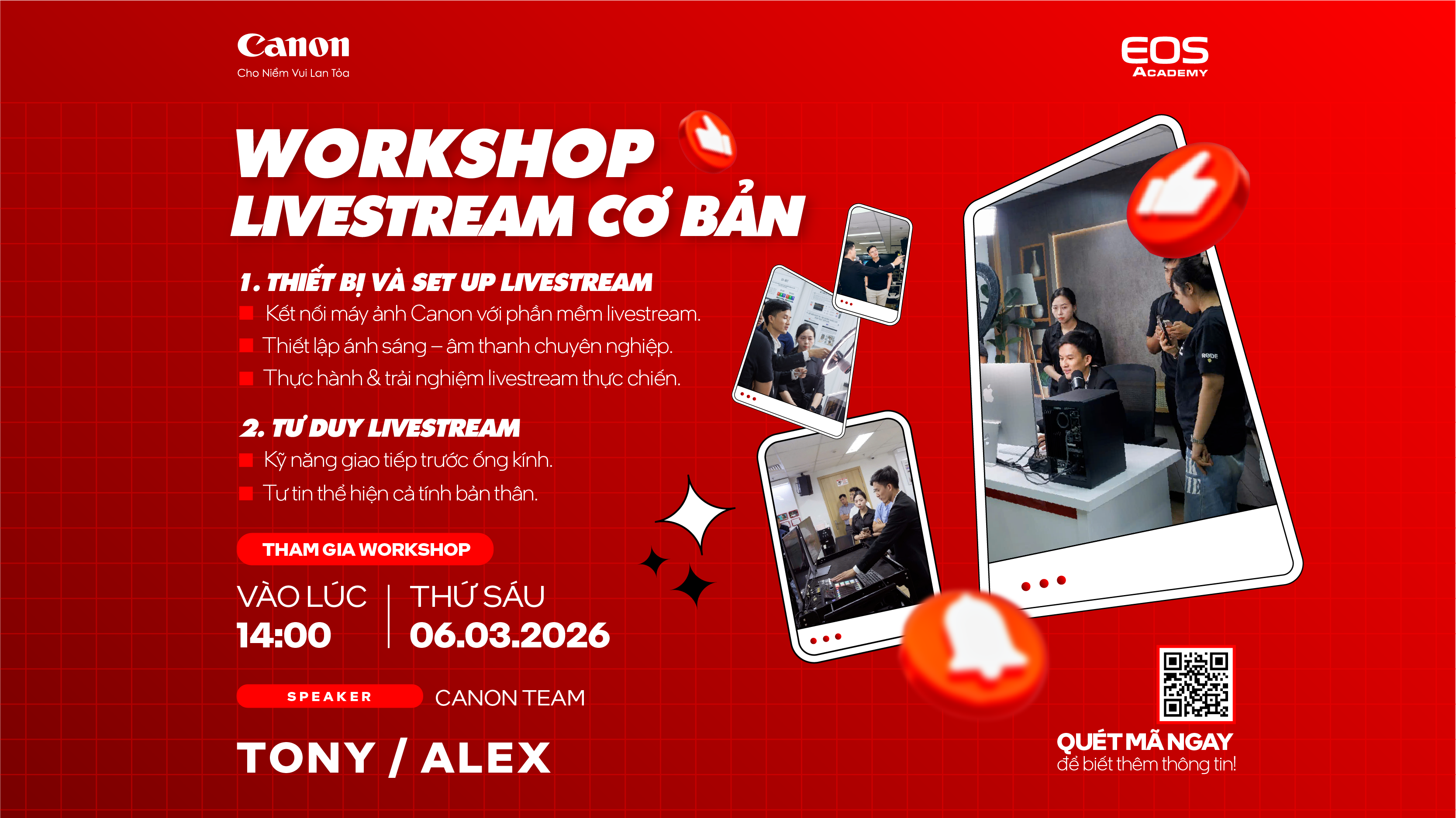 Workshop Livestream Cơ Bản 15/04/2026