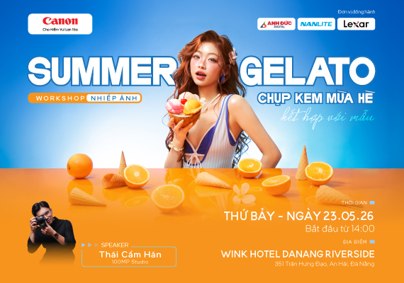 🌞 SUMMER GELATO – WORKSHOP NHIẾP ẢNH MÙA HÈ 🍦📸