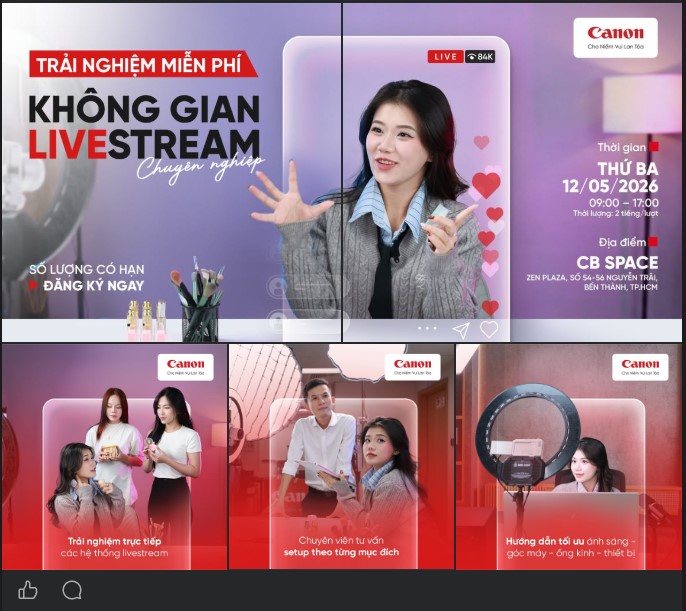 Canon Experience Tour 19/05/2026