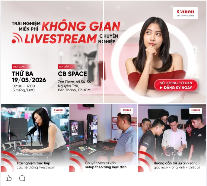 Canon Experience Tour 19/05/2026