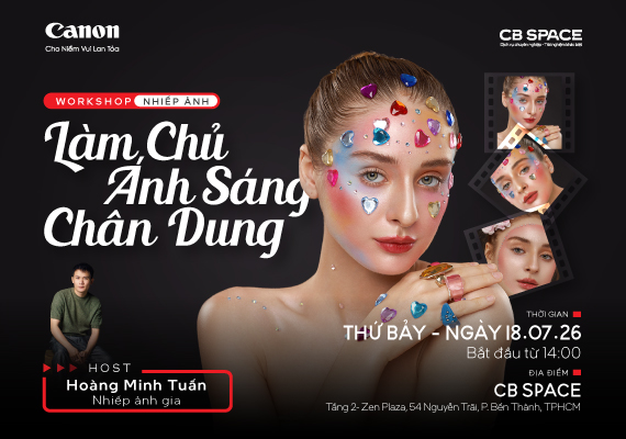 WORKSHOP LÀM CHỦ ÁNH SÁNG ẢNH CHÂN DUNG