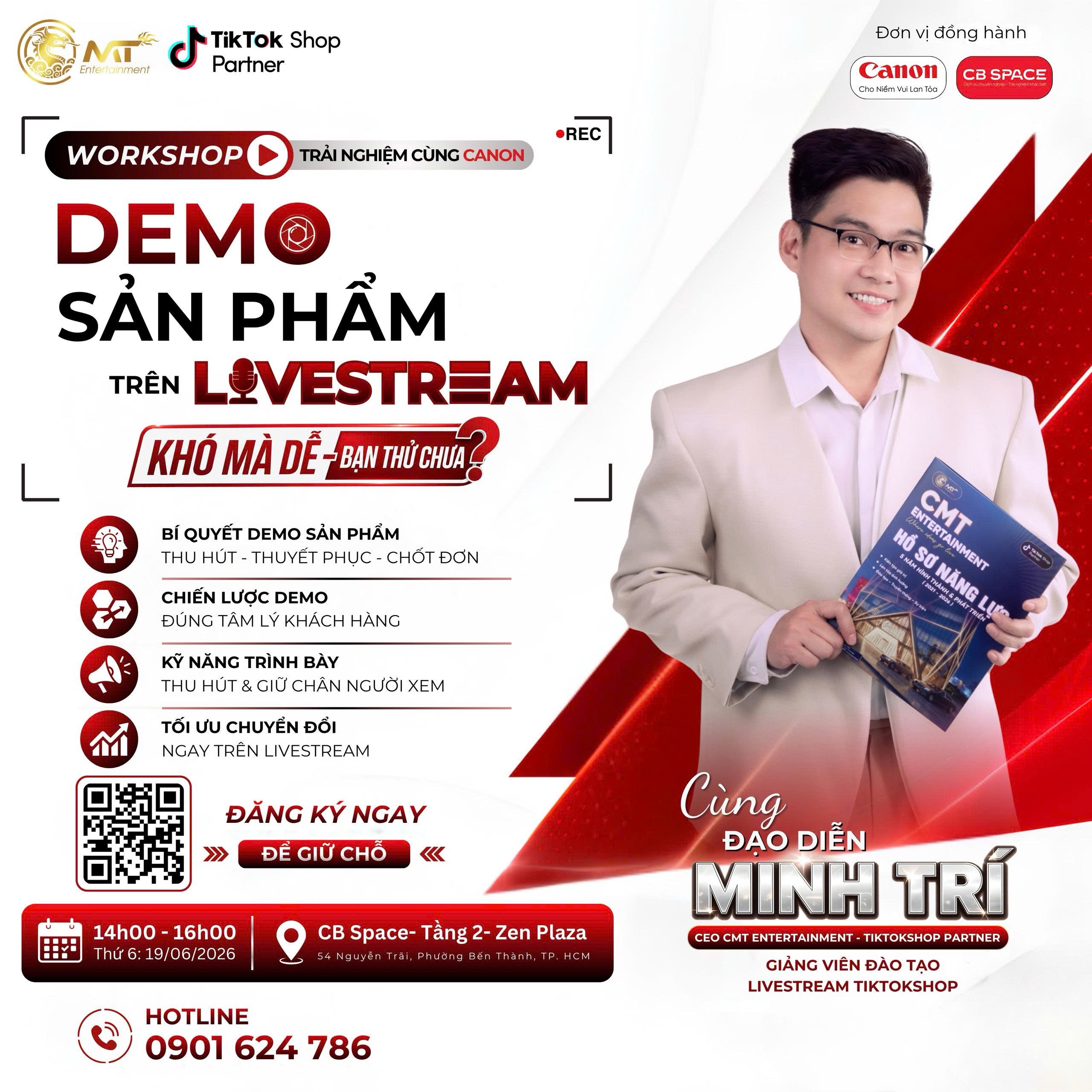 Workshop Livestream Thực Chiến cùng Canon 22/09/2026
